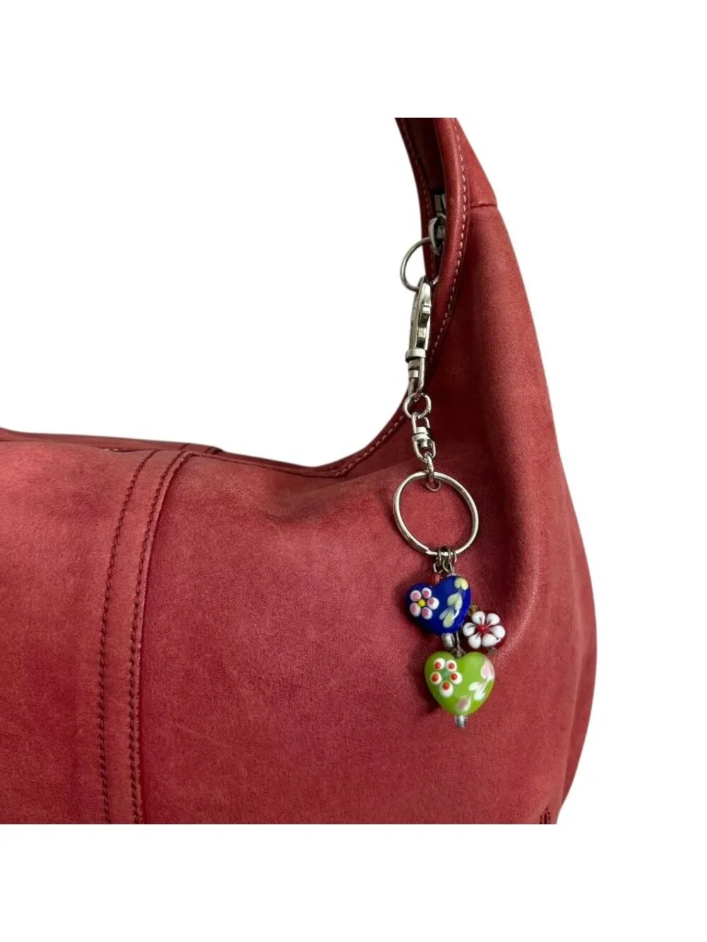 Vintage Coach 9219 Ergo Hobo Shoulder Bag Cherry Red Leather City Y2K 90s‎